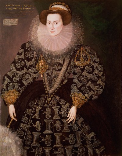 Frances Clinton, Lady Chandos (1552-1623), 1589 von Hieronymus Custodis